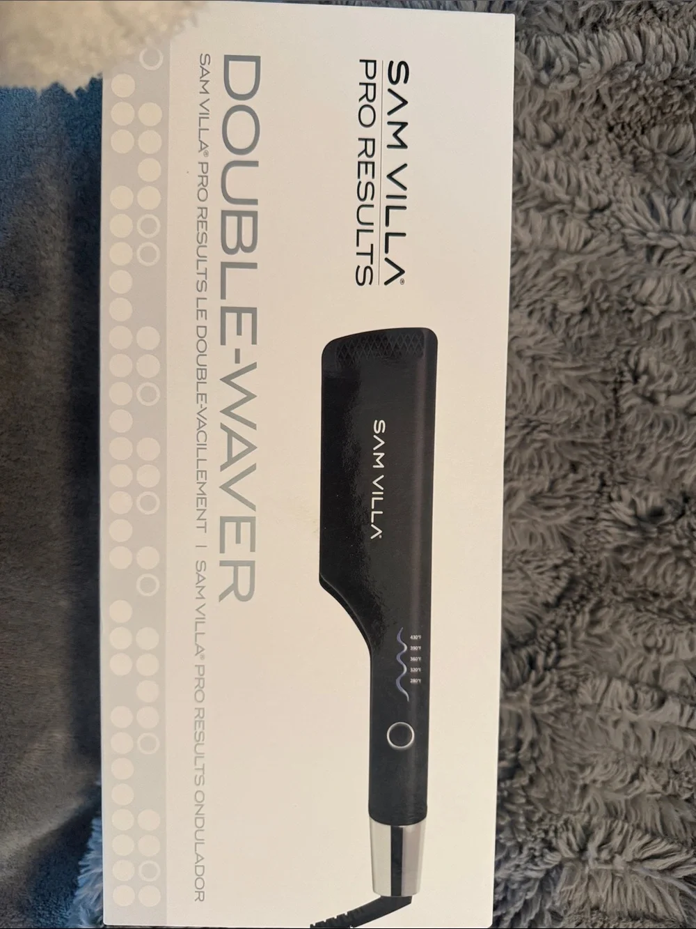 Double-Waver Hair Styling Iron - Black